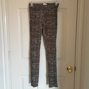 Green Printed Skinny Pants